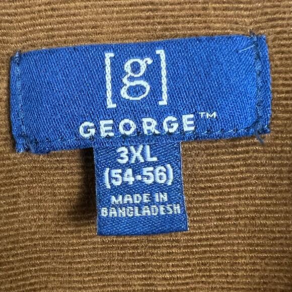 George Corduroy Shirt men’s 3XL (54-56)
button up coffee Cake brown long sleeve - Picture 5 of 5